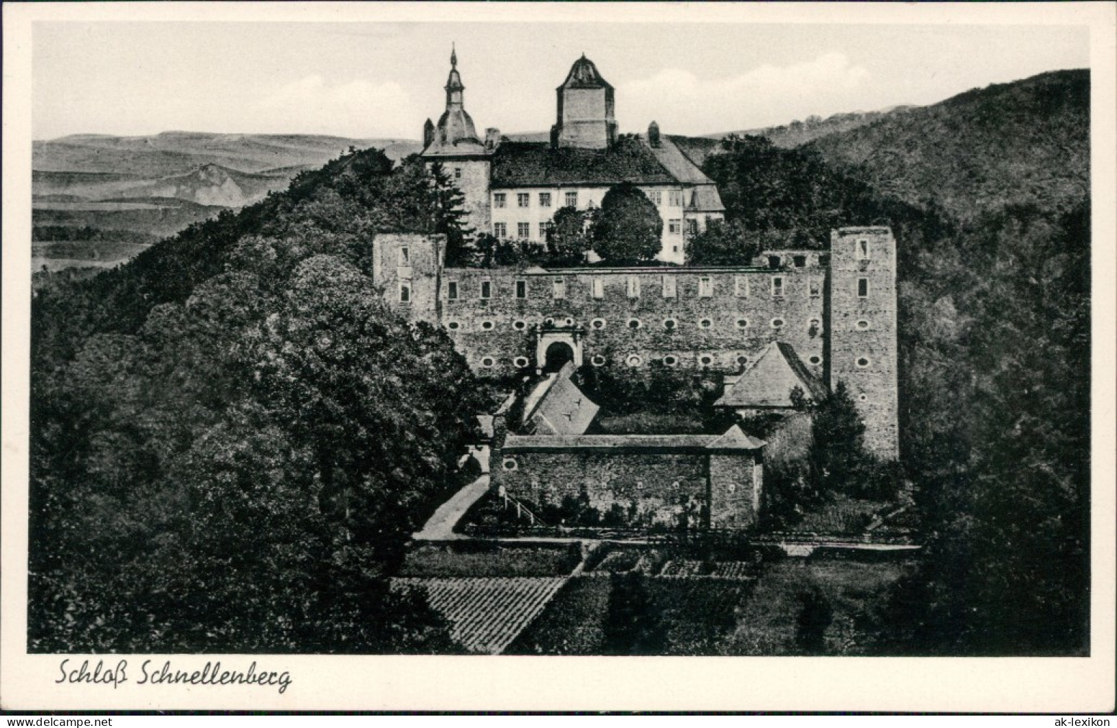 Ansichtskarte Attendorn Burg Schnellenberg 1955 - Attendorn