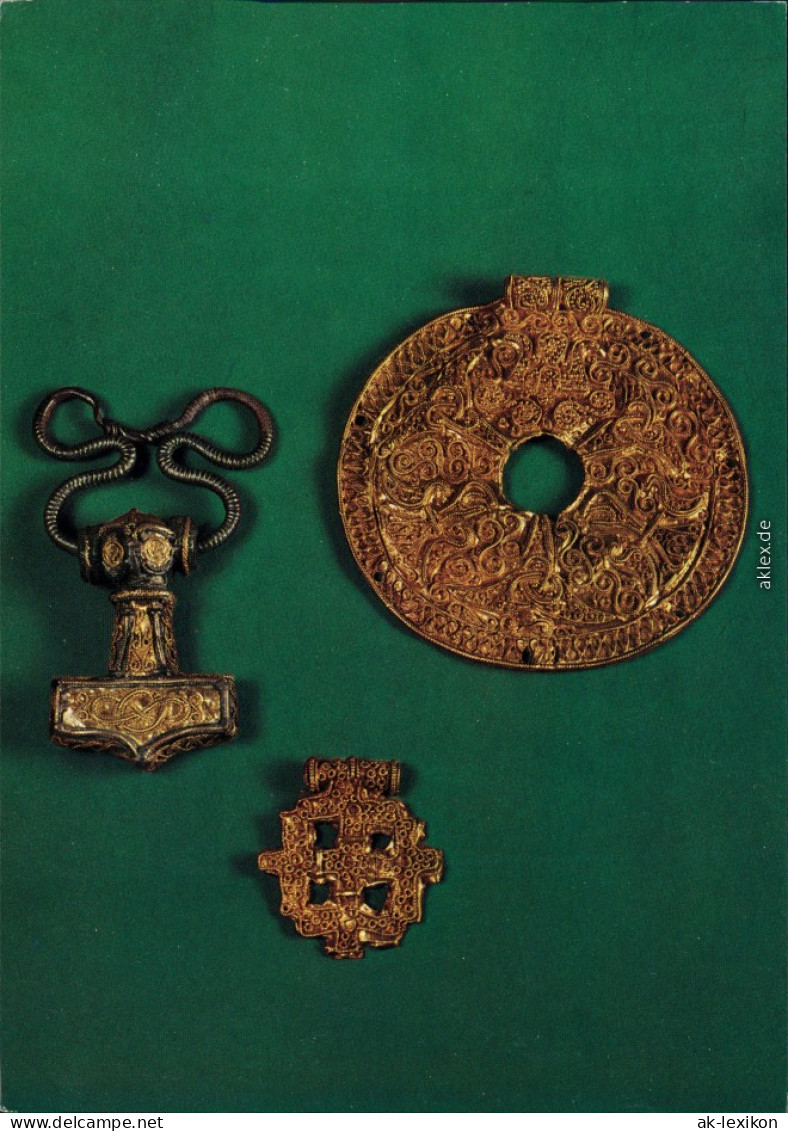 Stockholm HISTORISKA MUSEET: Heidnische Christliche Amulette 1990 - Suecia