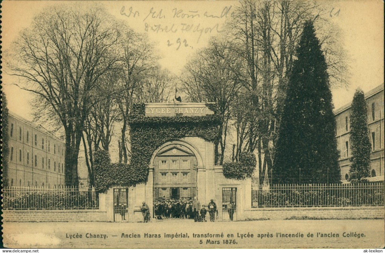 Charleville-Mézières Charleville-Mézières Eingang - Kinder Lycee Chanzy 1917 - Charleville