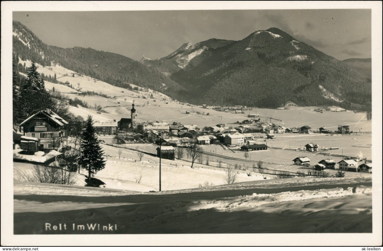 Ansichtskarte Reit Im Winkl Winteridylle 1936 - Reit Im Winkl