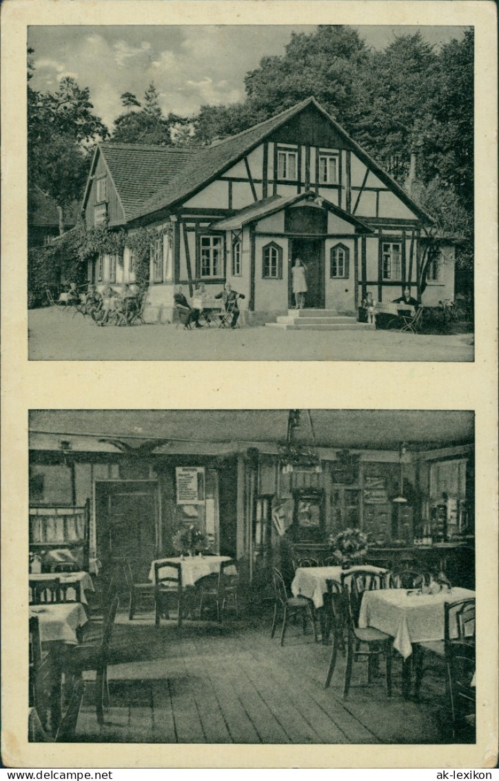 Reichenau In Sachsen Bogatynia 2 Bild: Restaurant Zum Waldschlößchen 1928  - Schlesien