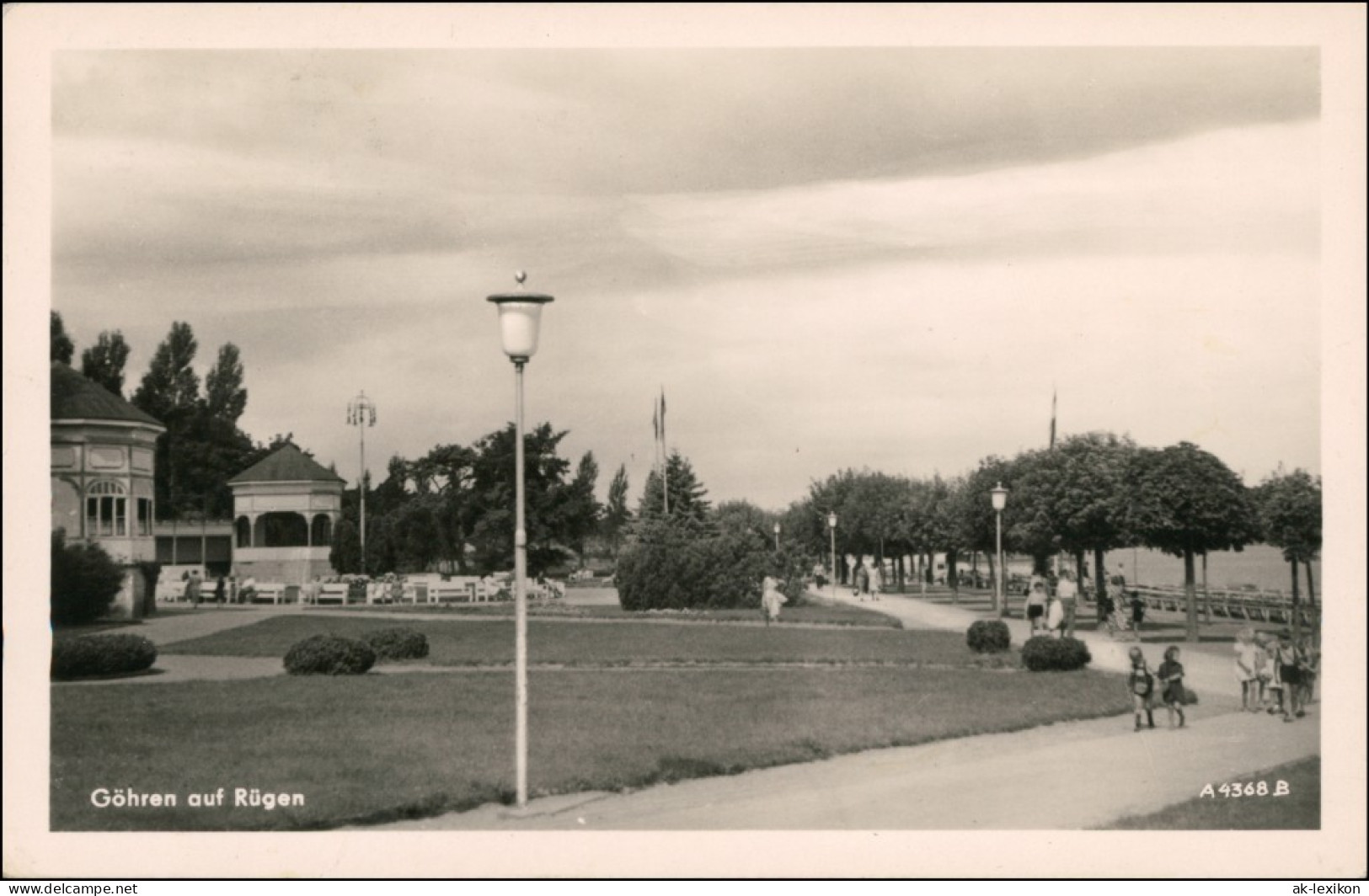 Ansichtskarte Göhren (Rügen) Strandpromenade 1953  - Göhren