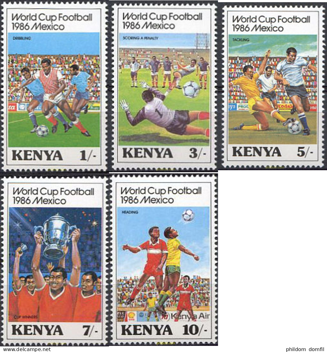 729601 HINGED KENIA 1986 COPA DEL MUNDO DE FUTBOL. MEXICO-86 - Kenia (1963-...)