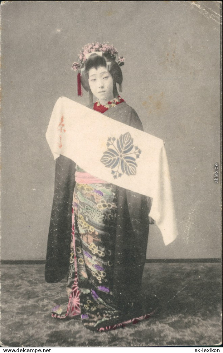 Postcard _Allgemein Japan Japan - Nippon - Typen Geisha 1912  - Andere & Zonder Classificatie