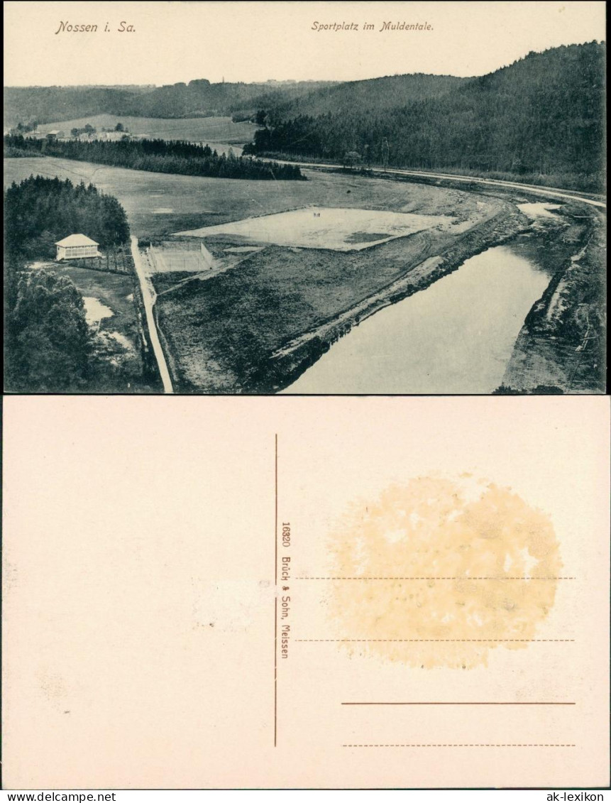 Ansichtskarte Nossen Sportplatz Im Muldental 1912  - Nossen