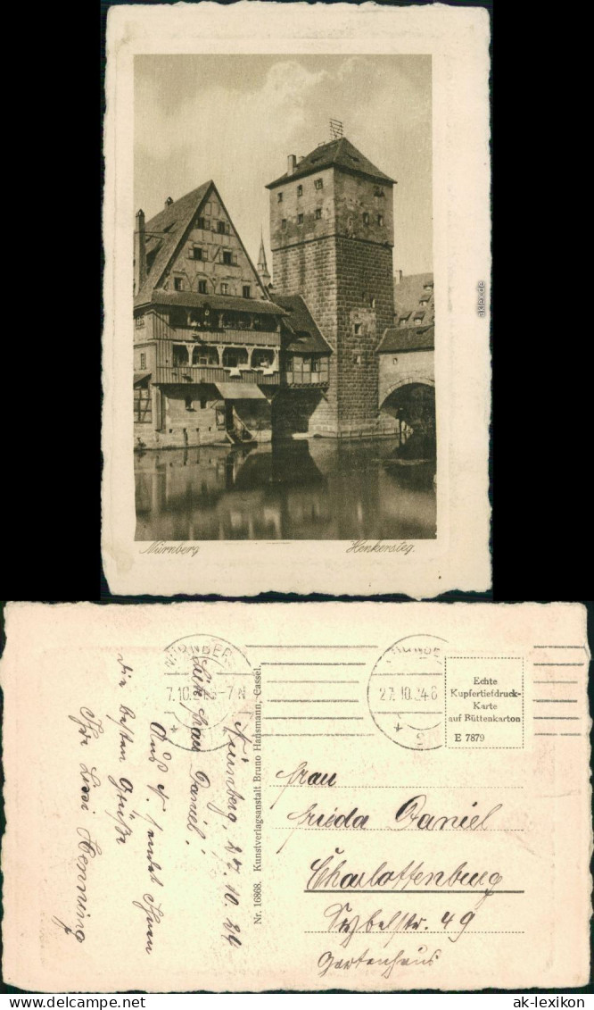 Ansichtskarte Nürnberg Henkersteg 1910 - Nuernberg