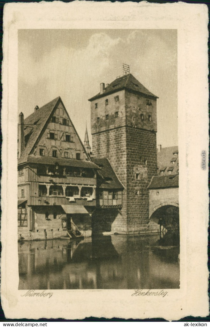 Ansichtskarte Nürnberg Henkersteg 1910 - Nuernberg