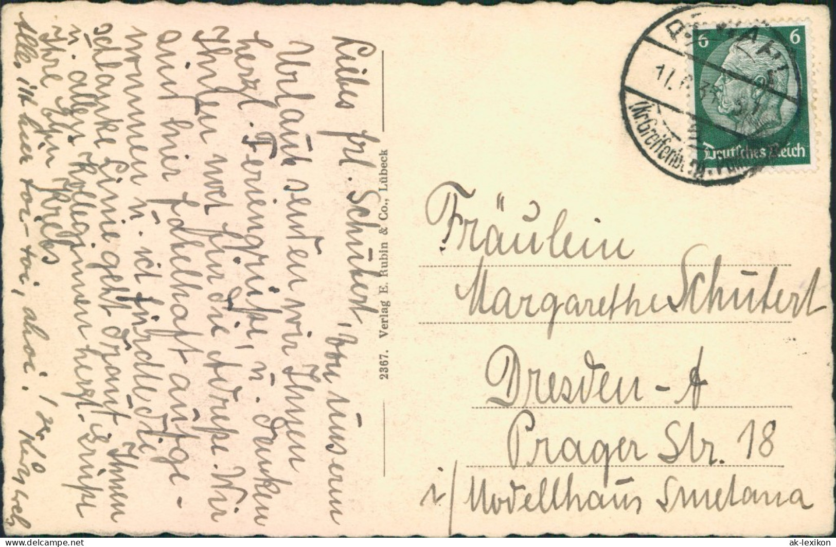 Postcard Rewahl Rewal Strand - Pavillon 1934  - Pommern