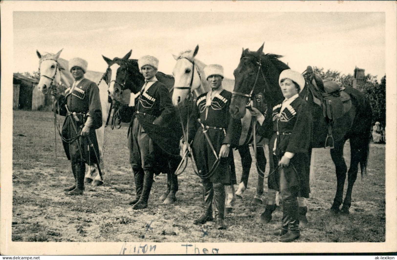 Ansichtskarte _Ungarn Allgemein Ungarn Typen Männer Frauen Pferde 1939  - Ungheria