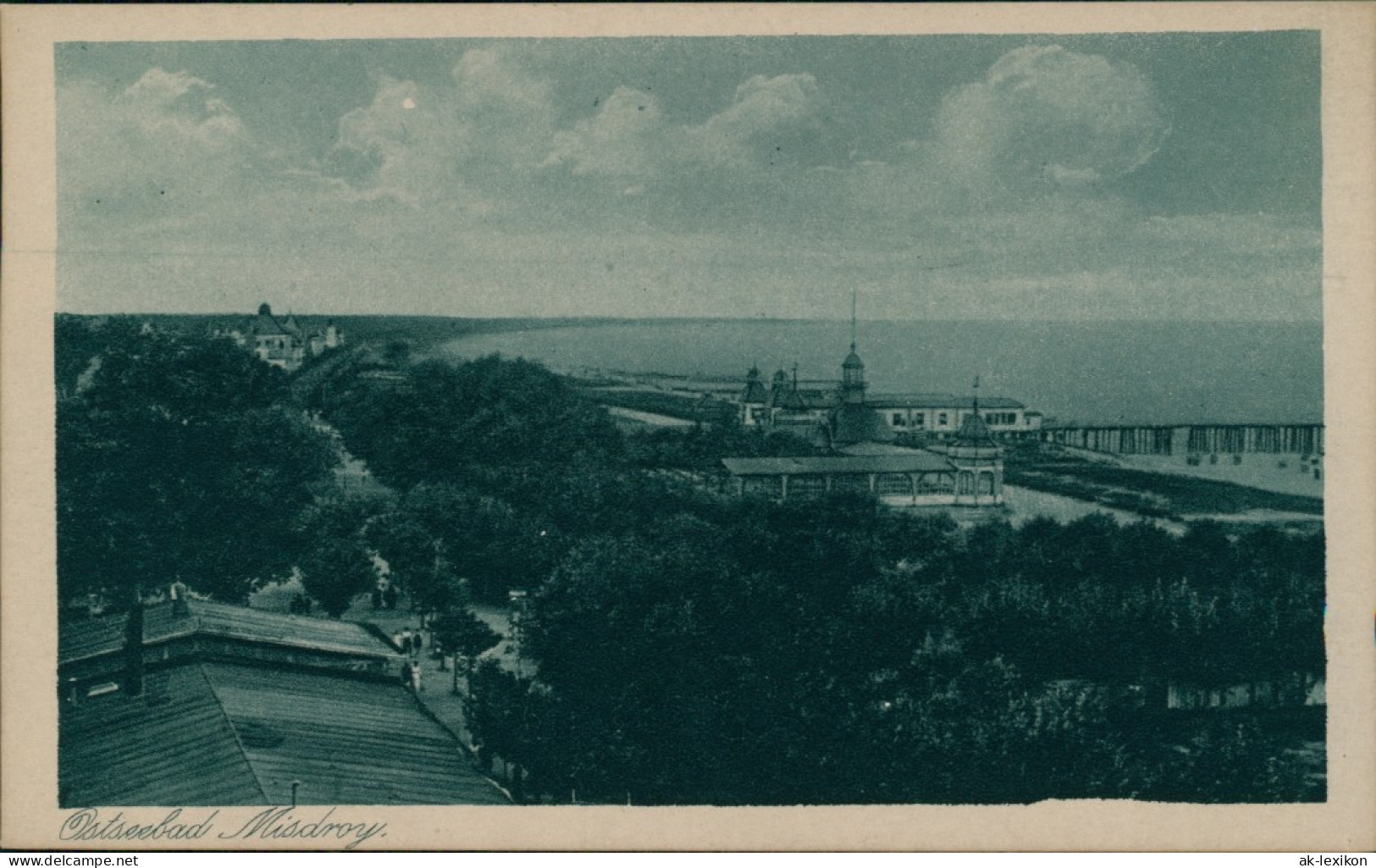 Postcard Misdroy Mi&#281;dzyzdroje Blick Auf Die Promenade 1928  - Pommern