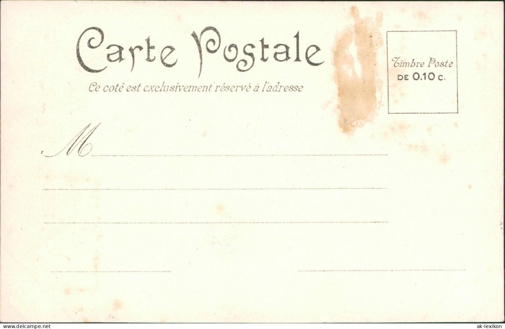 Ansichtskarte  Courrier Postal Du Sahara Mehari 1908 - Costumi