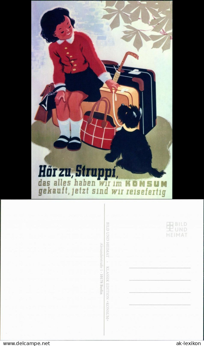 Ansichtskarte  Reklame & Werbung - Hör Zu Struppi - Konsum 2002 - Advertising