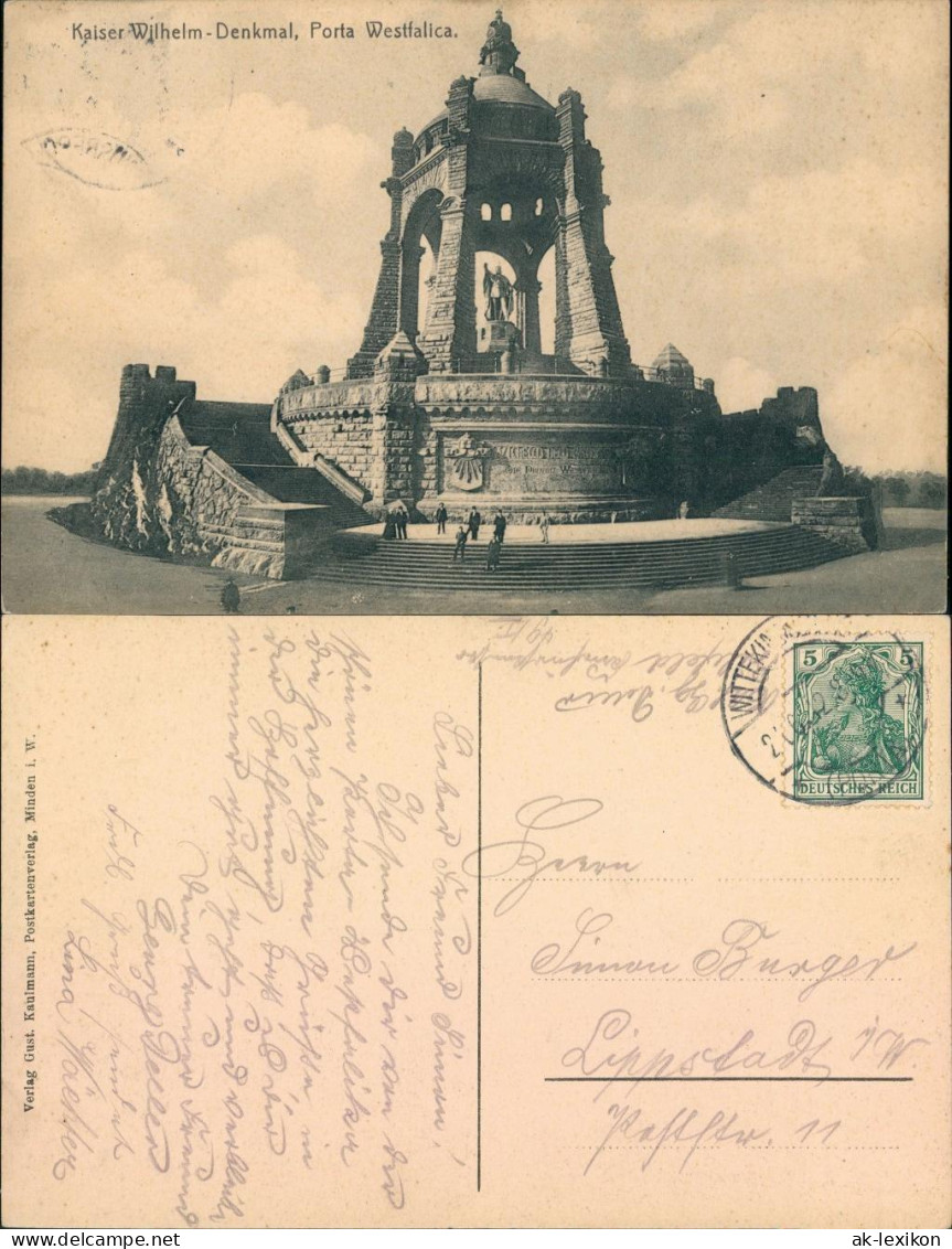 Porta Westfalica Deutschland - Nordrhein-Westfalen - Porta Westfalica 1912 - Porta Westfalica