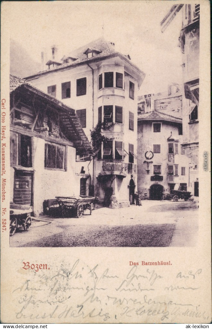 Cartoline Bozen Bolzano Batzenhäusel 1905 - Other & Unclassified