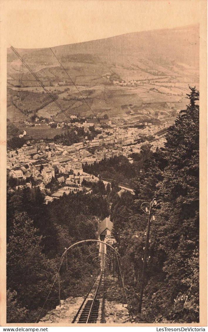 FRANCE - La Bourboule - Le Funiculaire Du Plateau De Charlannes Et Vue Sur La Bourboule - Carte Postale Ancienne - La Bourboule