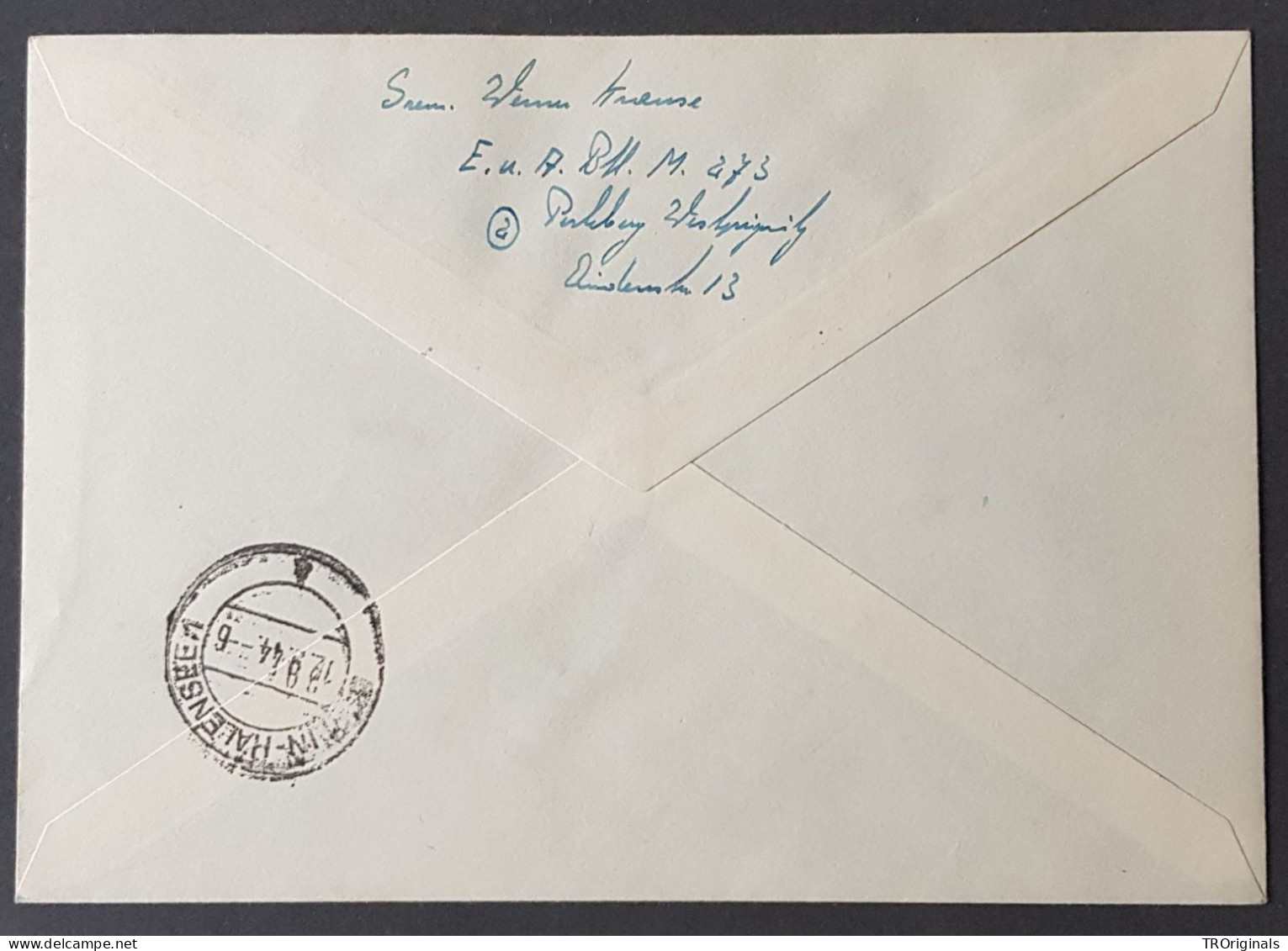 GERMANY THIRD 3rd REICH ORIGINAL FELDPOST COVER VIENNA DERBY COMMEMORATIVE CANCELS - Briefe U. Dokumente