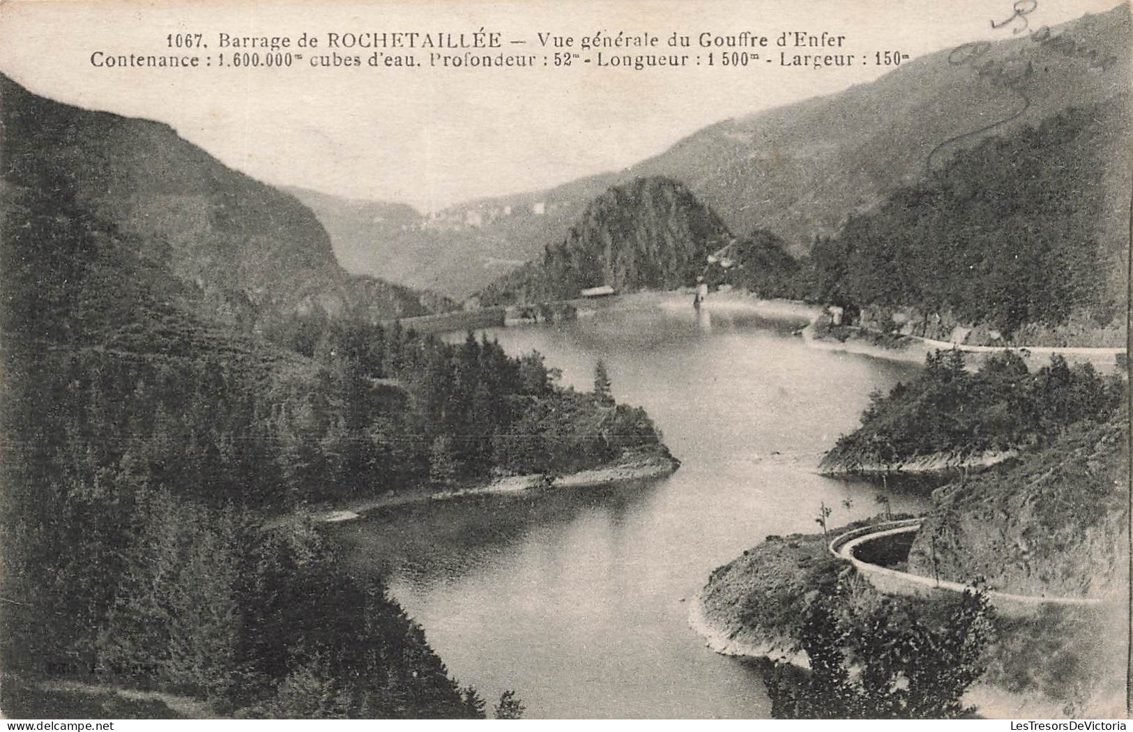 FRANCE - Rochetaillée - Barrage De Rochetaillée - Vue Générale Du Gouffre D'Enfer - Carte Postale Ancienne - Rochetaillee