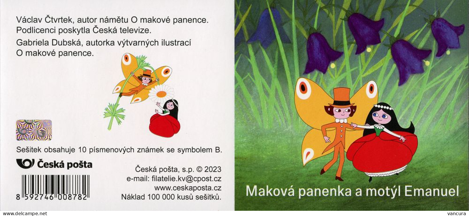 ** Booklet 1226 Czech Republic The Poppy Doll And Emanuel The Butterfly 2023 - Nuovi