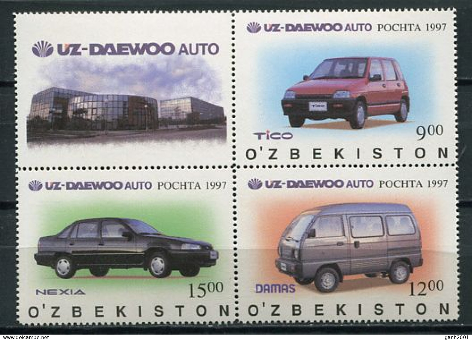 Uzbekistan 1997 / Cars MNH Coches Autos / Cu3700  18-24 - Cars