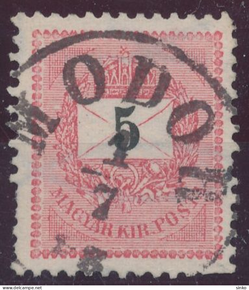 1889. Black Number Krajcar 5kr Stamp, MODOR - ...-1867 Préphilatélie