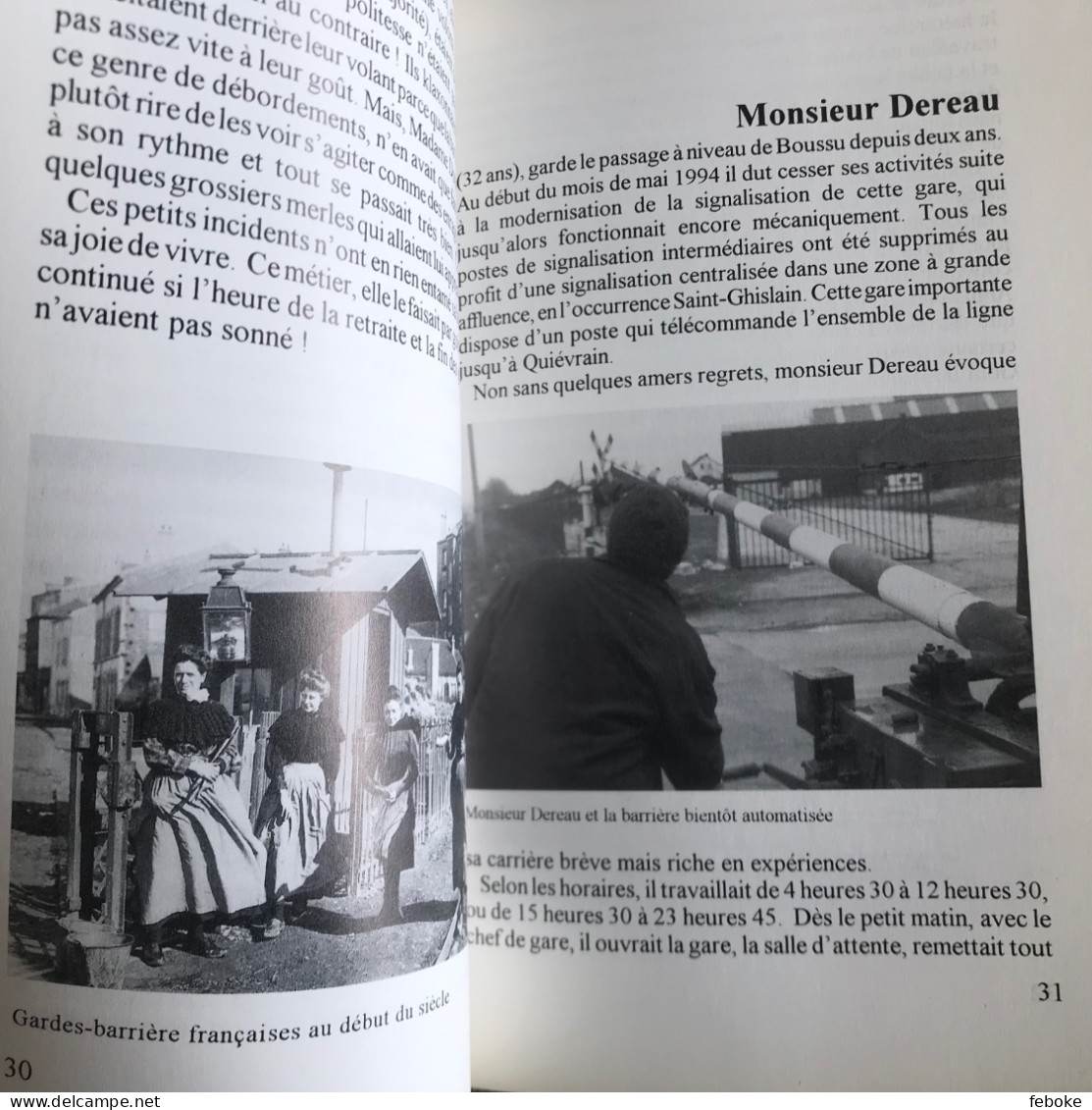 LA GARDE-BARRIÈRE MÉTIERS, REFLETS DES HOMMES A.R.C. 1994 CHEMINS DE FER TRAINS RAIL CHEMINOTS - Ferrocarril & Tranvías