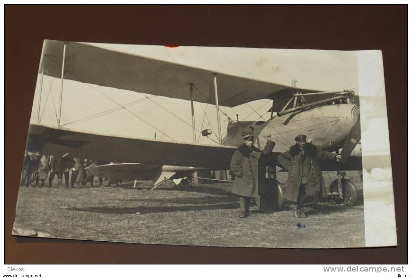 Flugzeug   Besuch In Gunzenhausen  1918 Original Fotokarte #AK1961 - Gunzenhausen