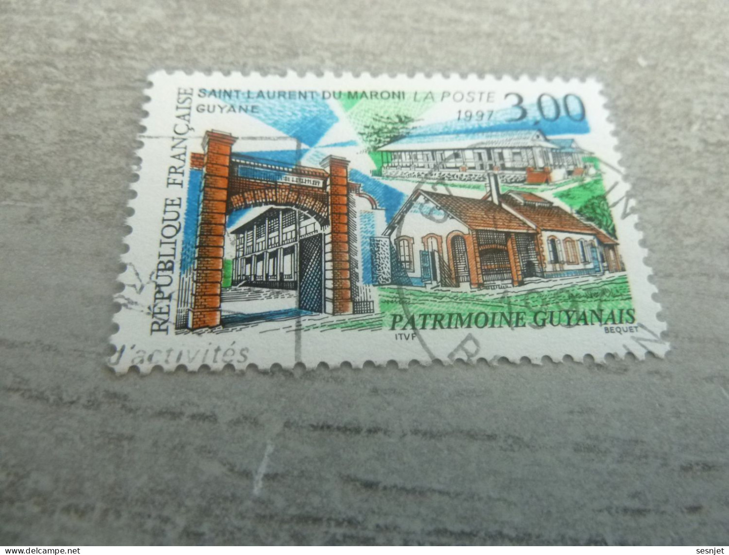 Patrimoine Guyanais - Camp De La Transportation - 3f. - Yt 3048 - Multicolore - Oblitéré - Année 1997 - - Usados