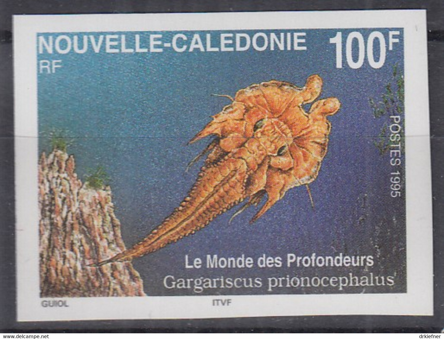 NEUKALEDONIEN  1057, Postfrisch **, Geschnitten, Tiefseefauna, 1995 - Unused Stamps