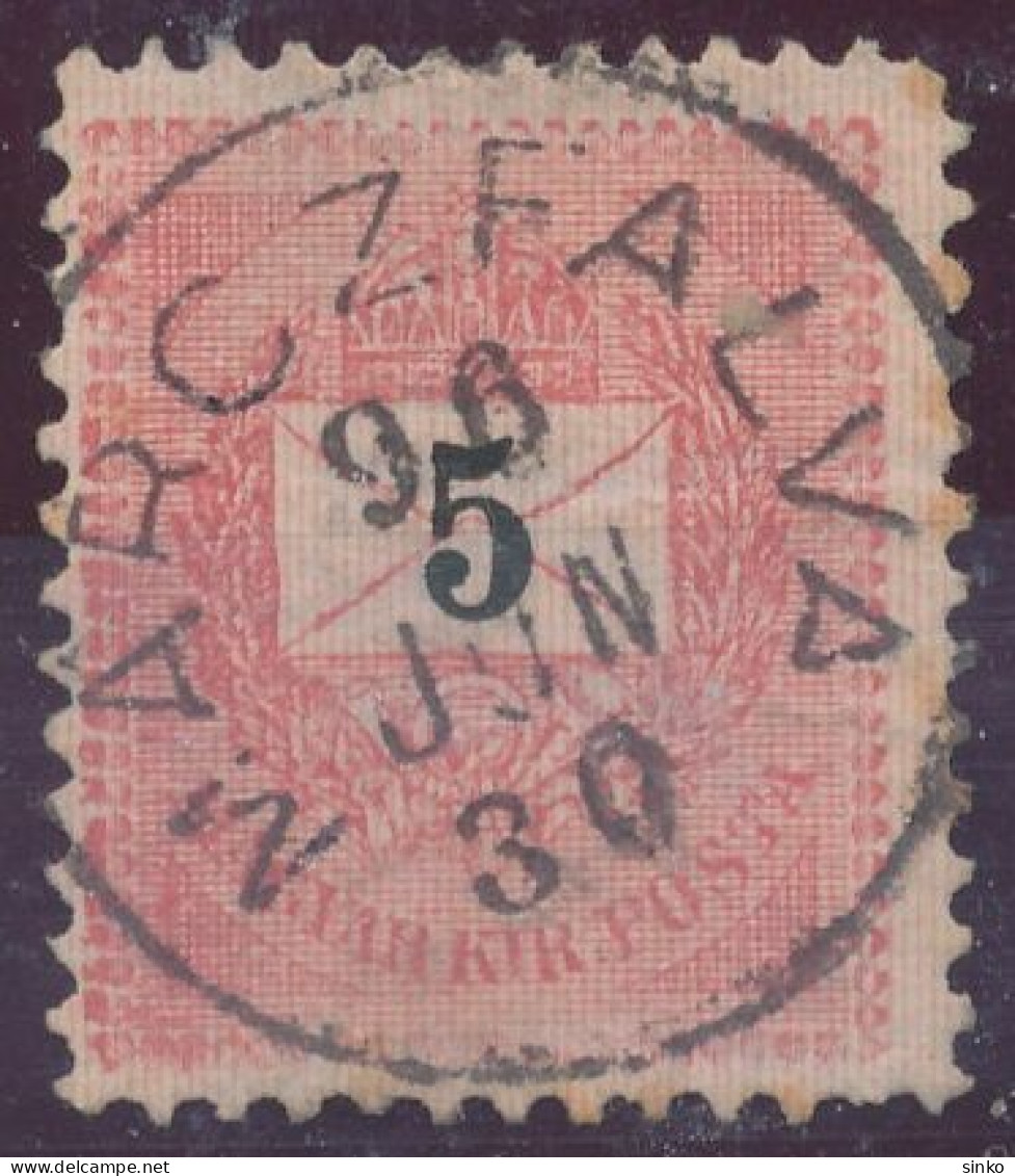 1889. Black Number Krajcar 5kr Stamp, MARCZFALVA - ...-1867 Prephilately