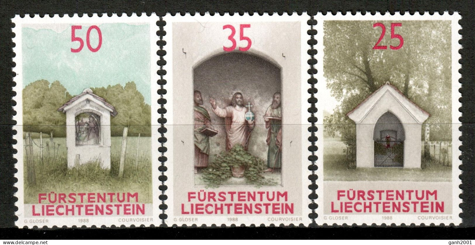 Liechtenstein 1988 / Catholic Religion Jesus Christ MNH Religión Católica Jesucristo Katholizismus / Hy55  29-23 - Christianity