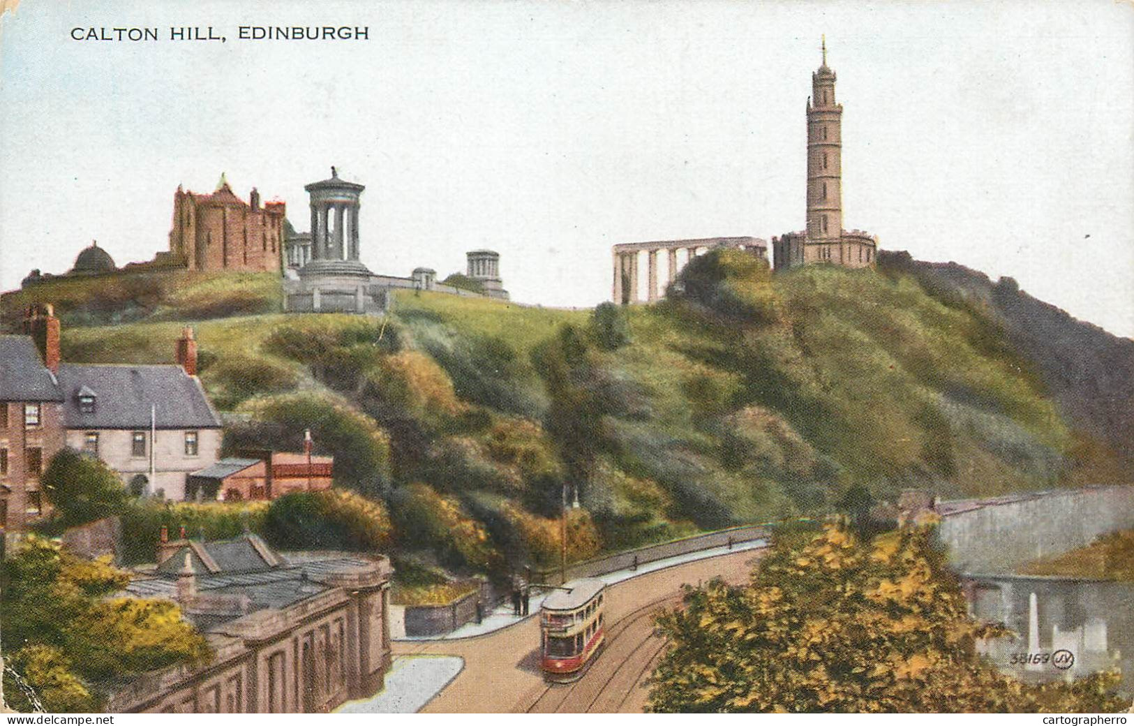 Scotland Edinburgh Calton Hill Tram - Midlothian/ Edinburgh
