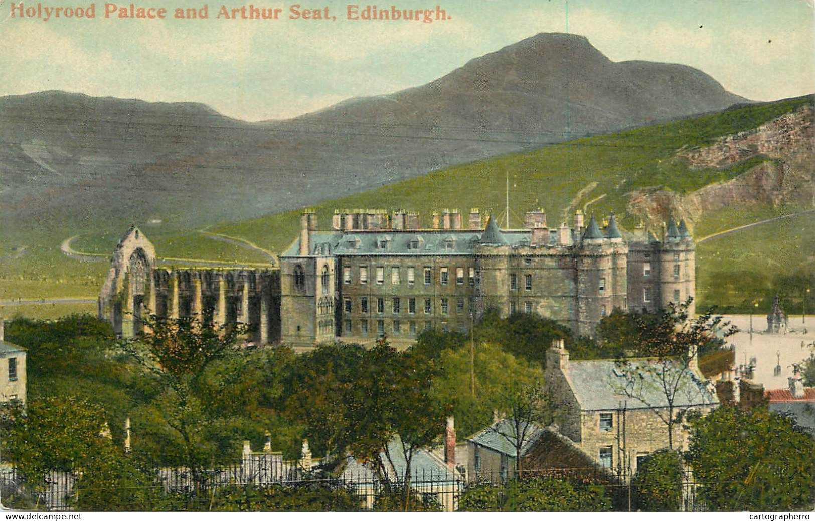 Scotland Edinburgh Holyrod Palace Arthur Seat - Midlothian/ Edinburgh