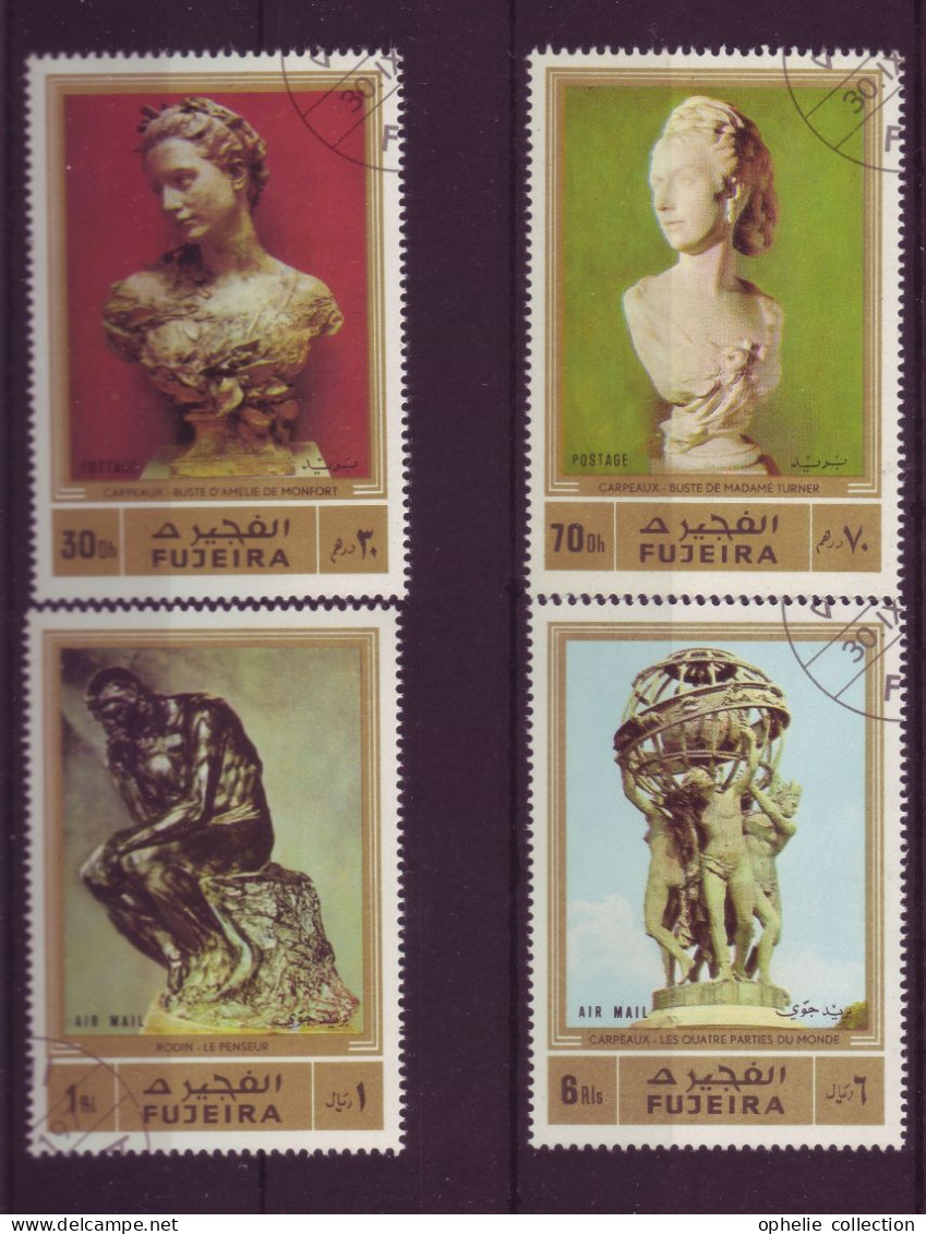 Asie - Fujeira - Statues - 4 Timbres Différents - 7074 - Fujeira