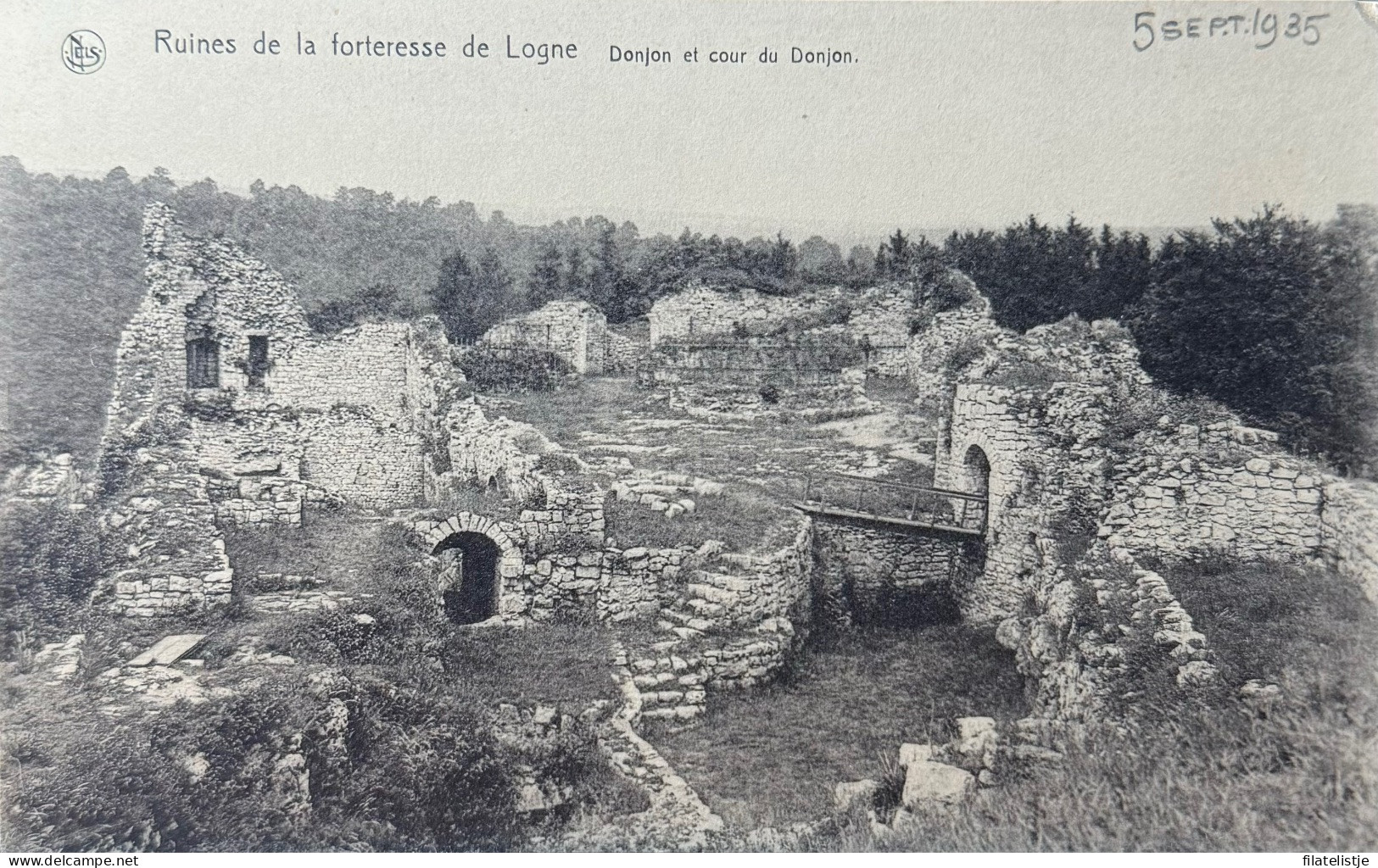 Vieuxville Ruïnes De La Forteresse De Logne Donjon Et Cour D Donjon - Ferrières