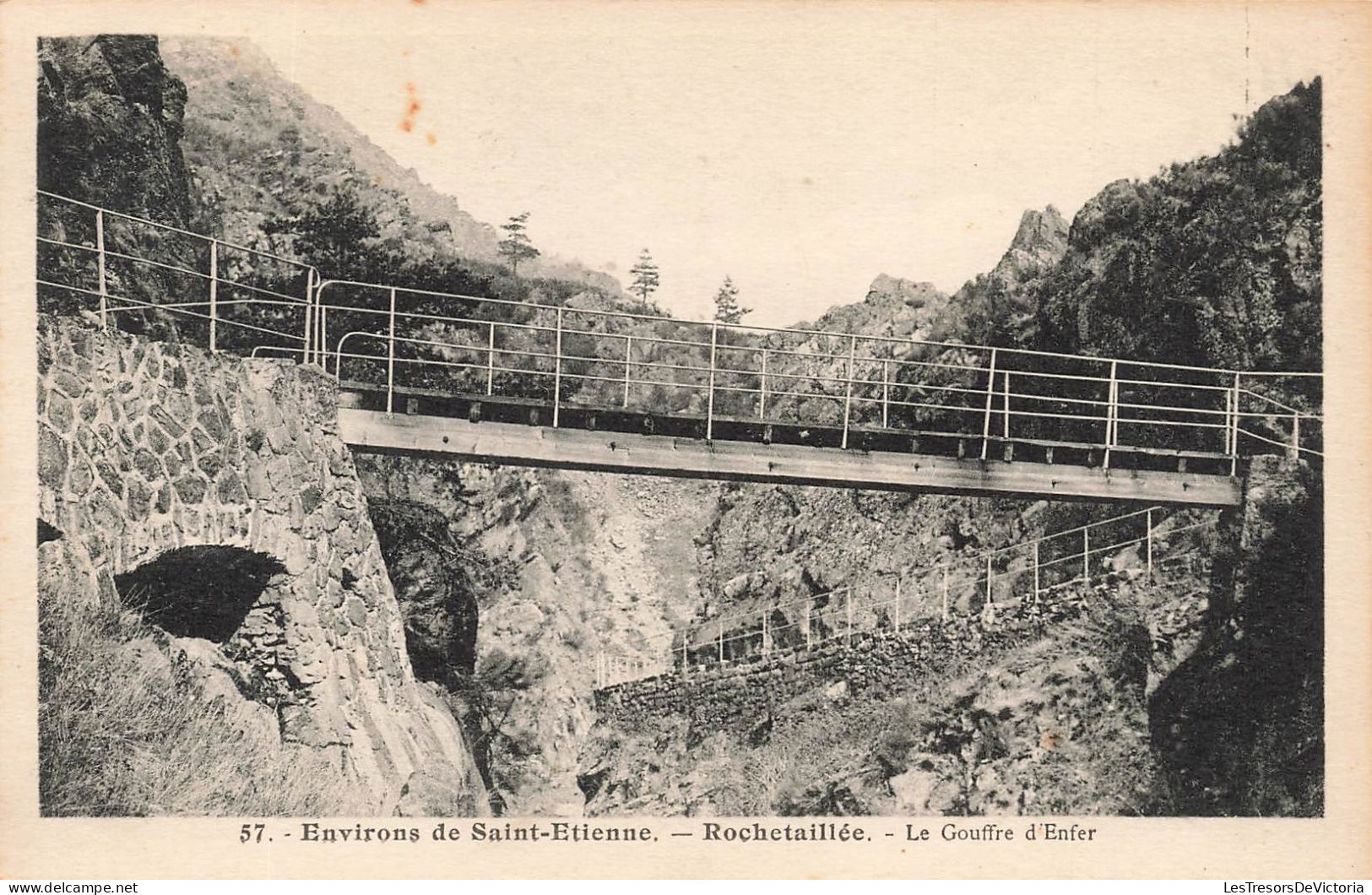 FRANCE - Rochetaillée - Environs De Saint Etienne - Le Gouffre D'enfer - Carte Postale - Rochetaillee