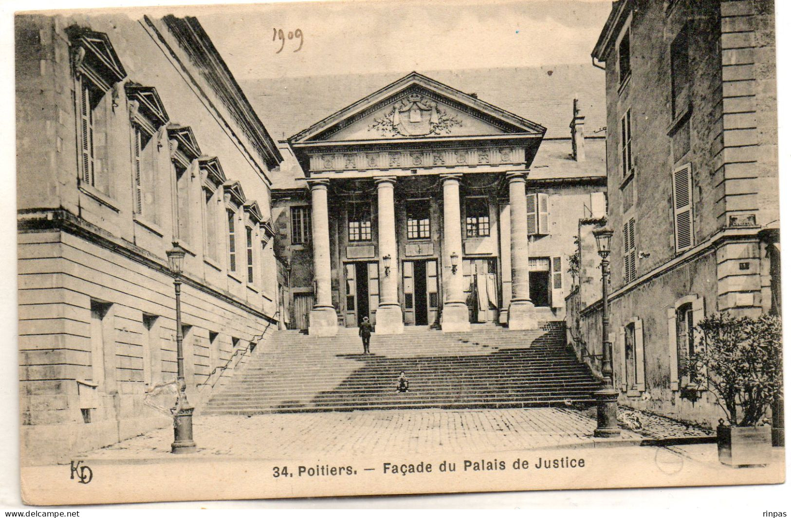 (86) POITIERS Facade Du Palais De Justice  (Vienne) - Chatellerault