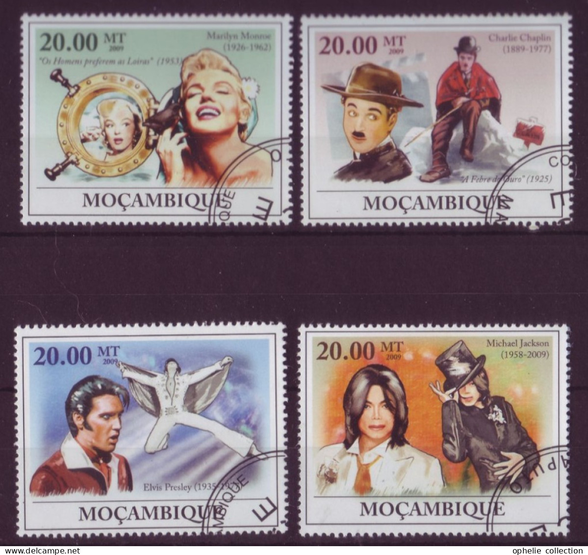 Afrique - Mozambique - Artistes - 4 Timbres Différents - 7077 - Mozambique