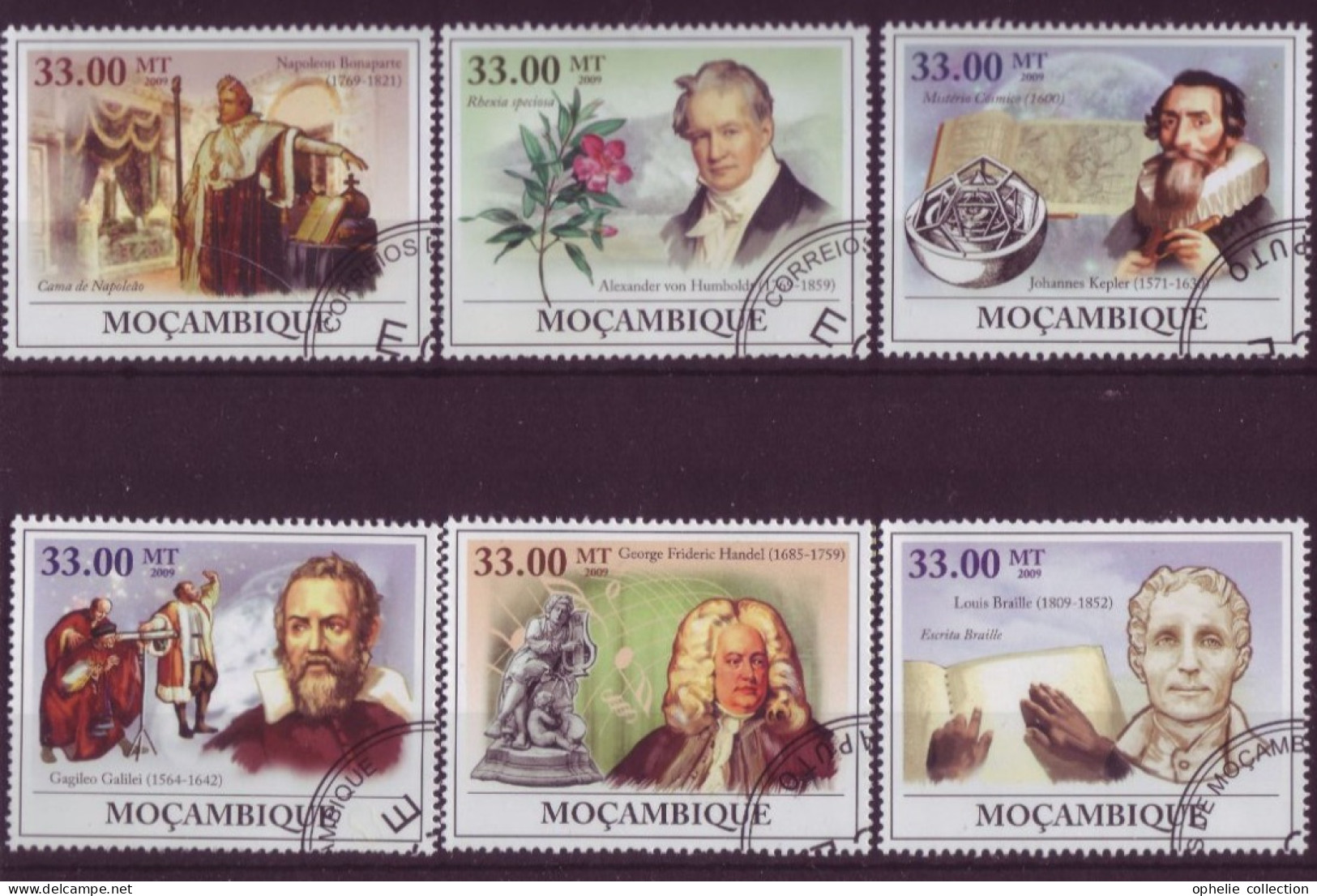 Afrique - Mozambique - Célébrités  - 6 Timbres Différents - 7078 - Mozambique