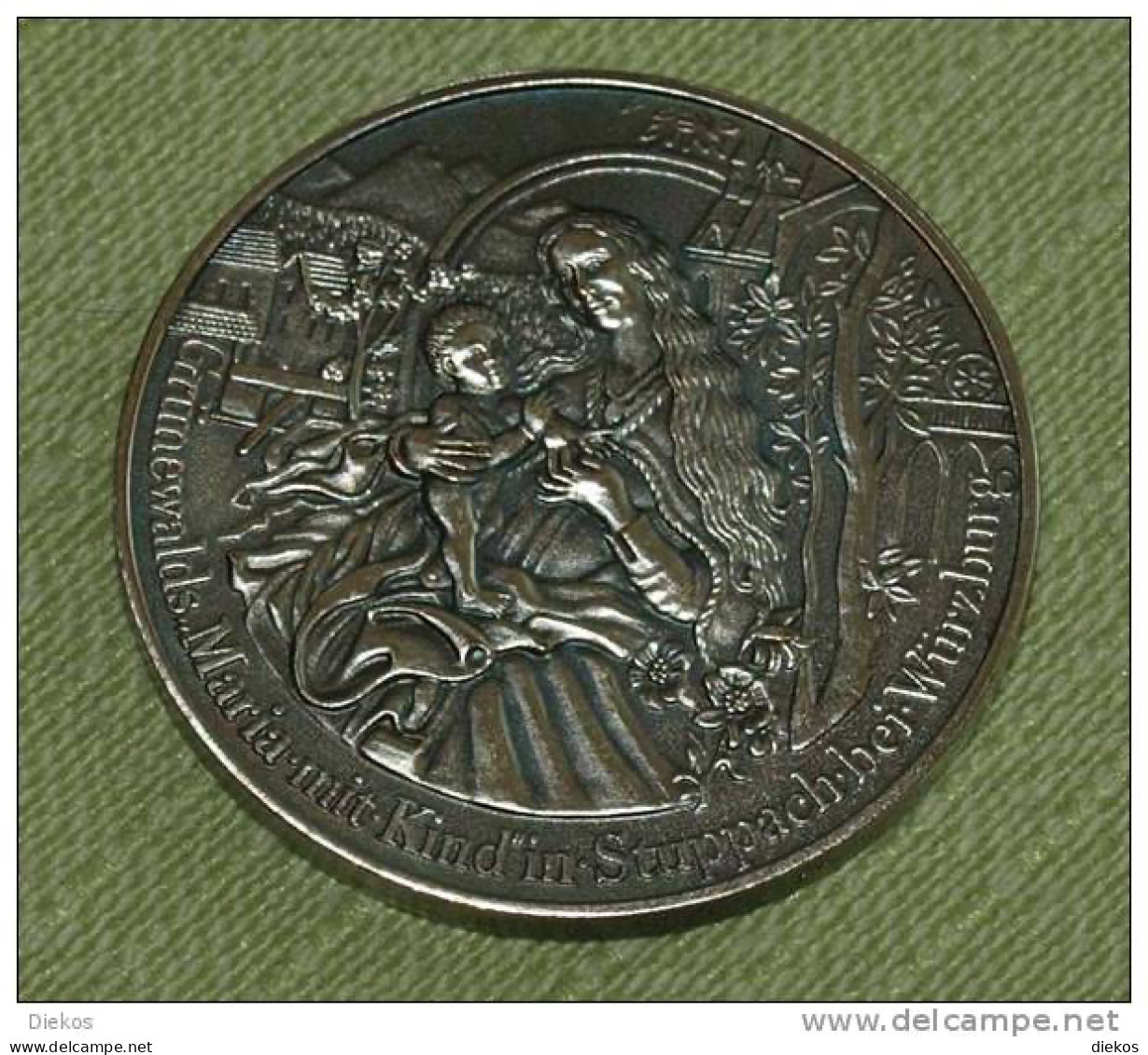 Medaille Weihnachten Würzburg #m1 - Other & Unclassified