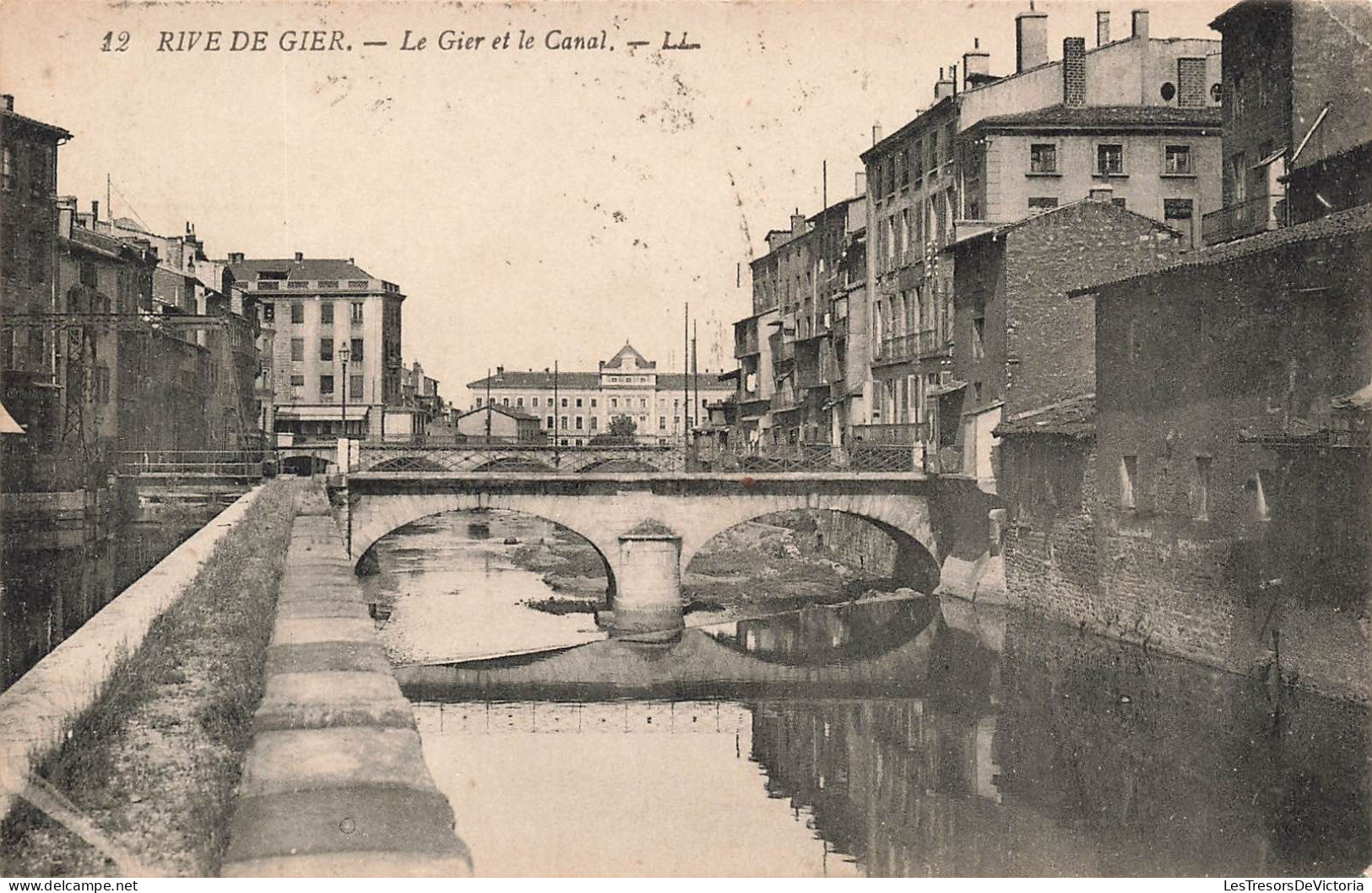 FRANCE - Rive De Gier - Le Gier Et Le Canal - Carte Postale Ancienne - Rive De Gier