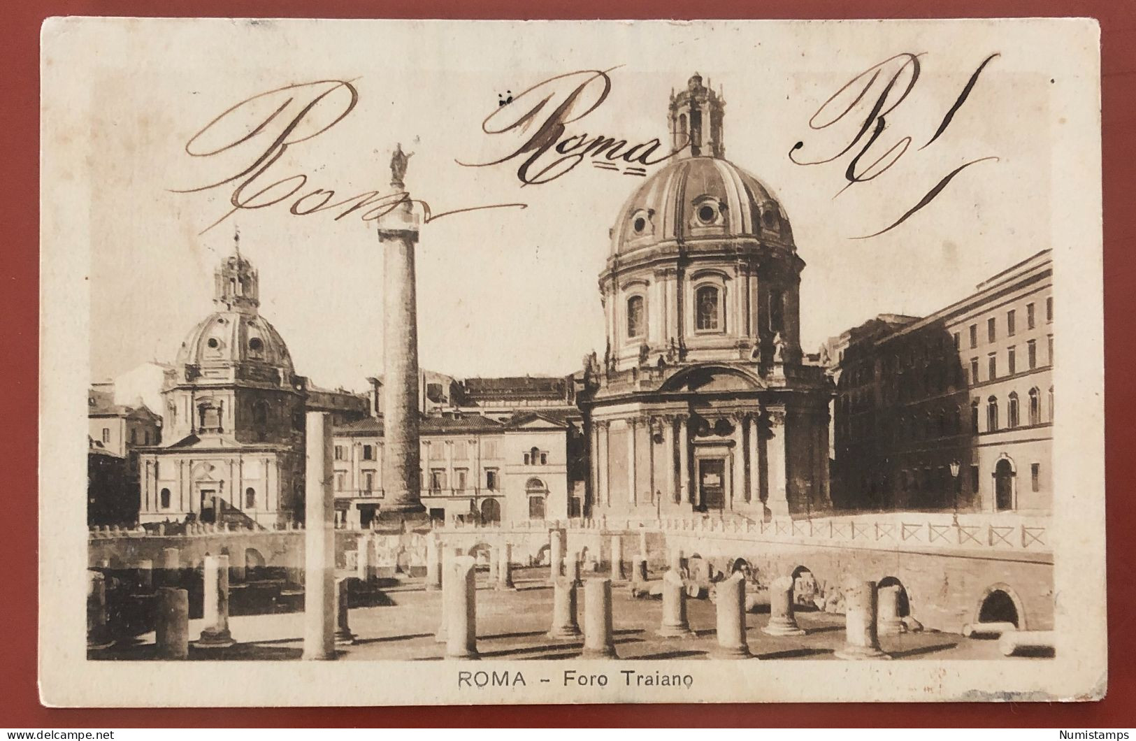 ROMA - Foro Traiano - 1918 (c689) - Altri Monumenti, Edifici