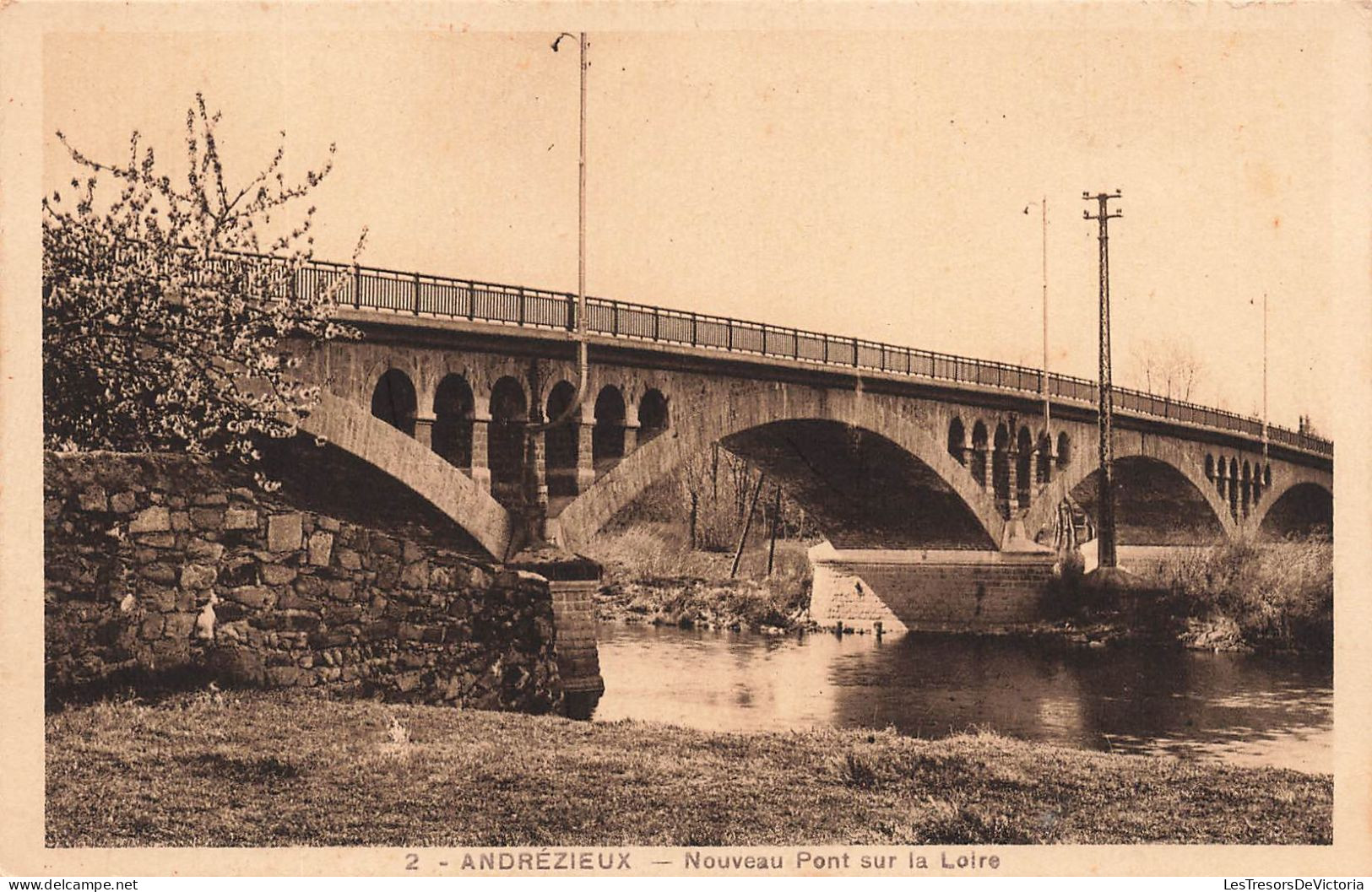 FRANCE - Andrézieux - Nouveau Pont Sur La Loire - Carte Postale Ancienne - Andrézieux-Bouthéon