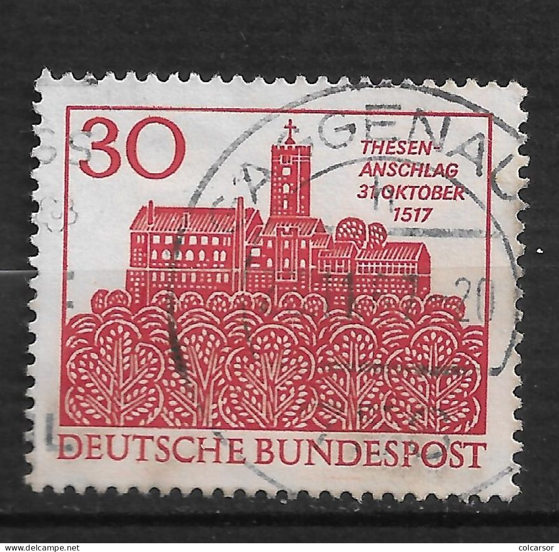 ALLEMAGNE FÉDÉRALE  N°  409 " WITTENBERG " - Gebraucht