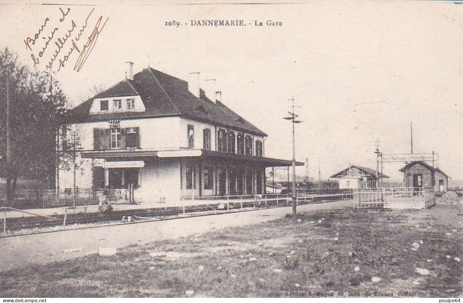 La Gare : Vue Intérieure - Dannemarie