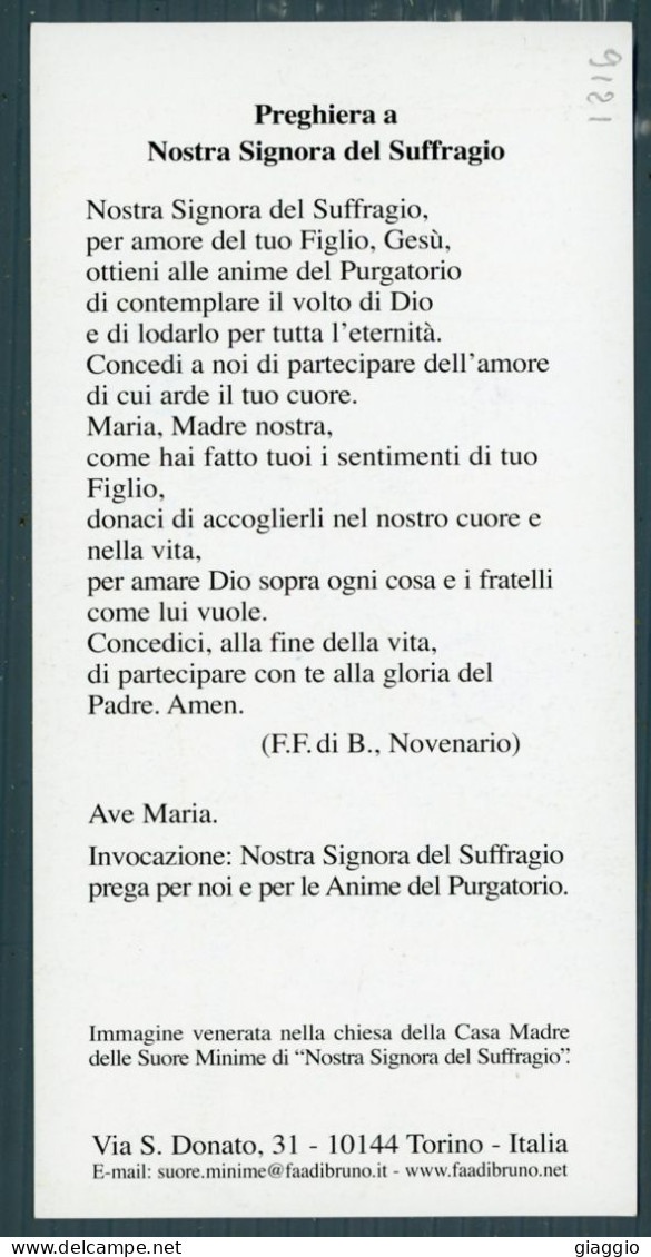 °°° Santino N. 9121 - Preghiera °°° - Godsdienst & Esoterisme