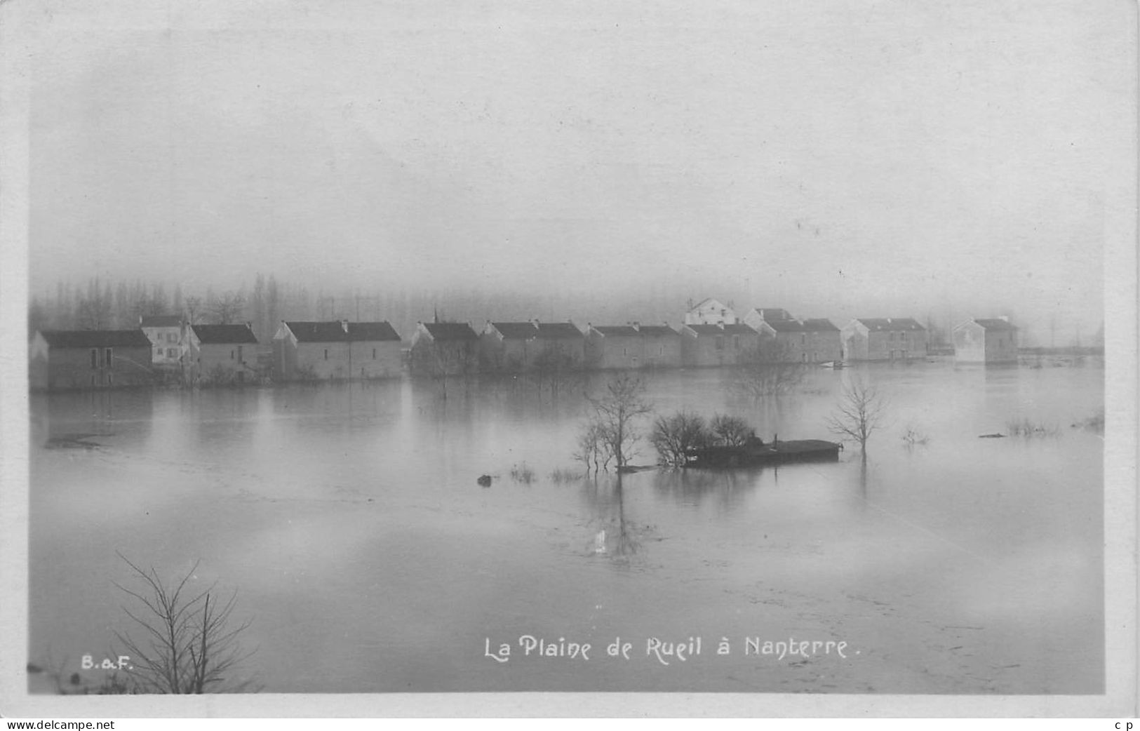 Nanterre -  Crue  De La Seine  - Plaine De Rueil  - Carte Photo   -  CPA  °J - Nanterre