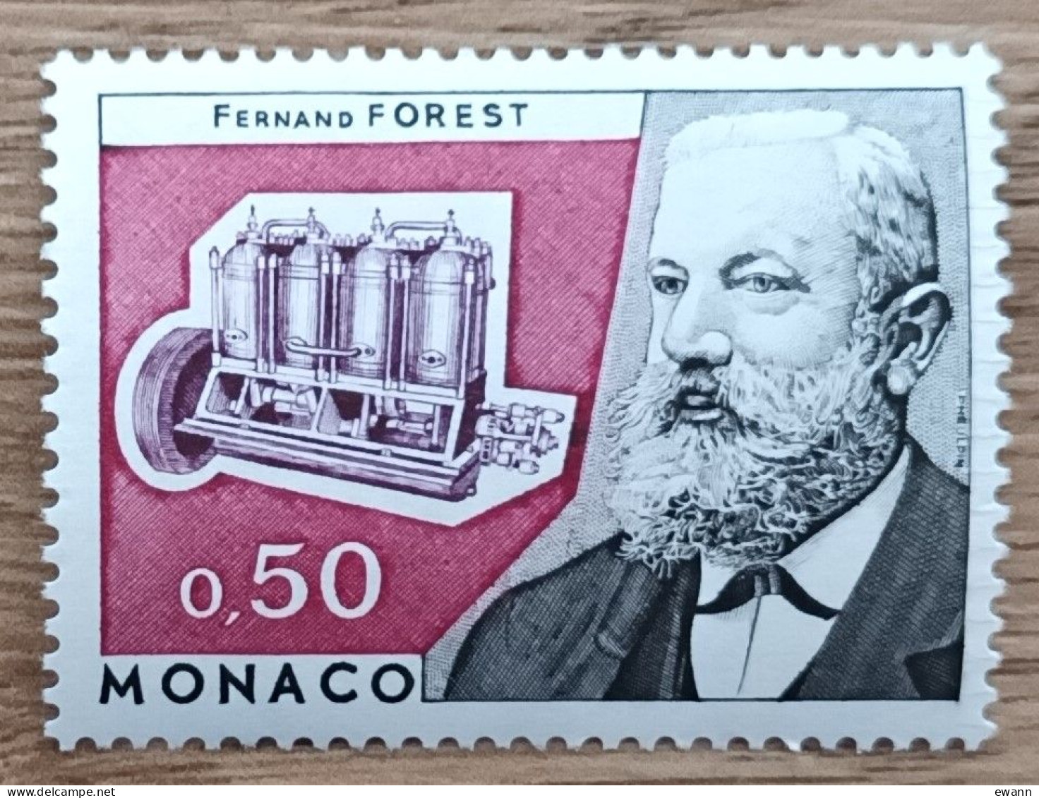 Monaco - YT N°962 - Hommage à Fernand Forest - 1974 - Neuf - Unused Stamps