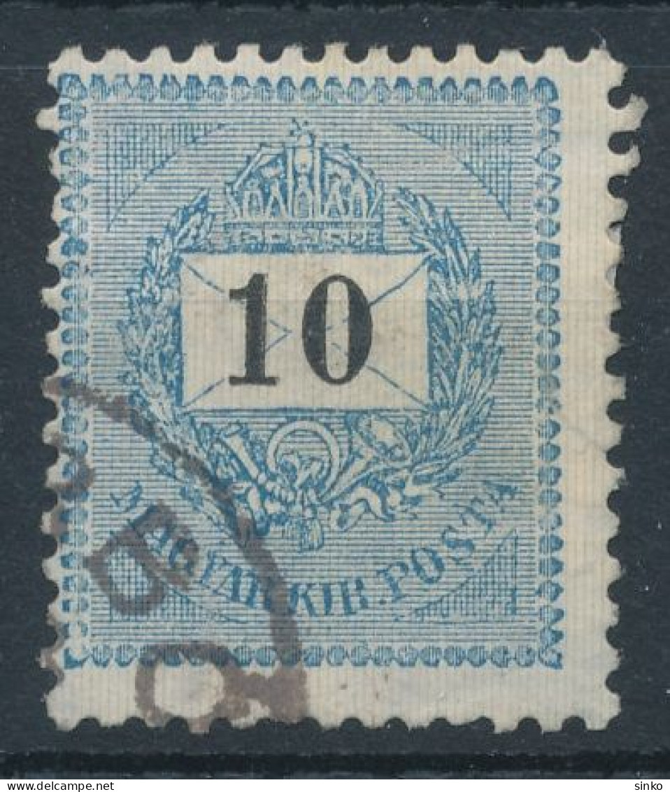 1889. Black Number Krajcar 10kr Stamp - ...-1867 Prefilatelia