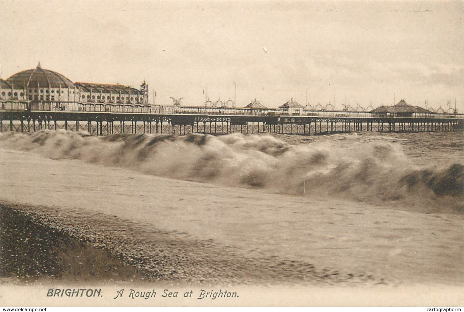 England Brighton Rough Sea - Brighton