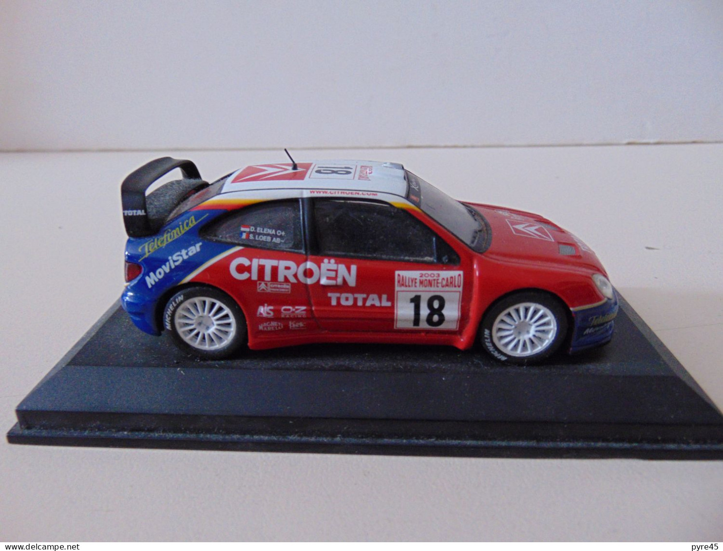 Voiture " Citroën Xsara WRC " Rallye De Monte-Carlo, 2003 - Autres & Non Classés